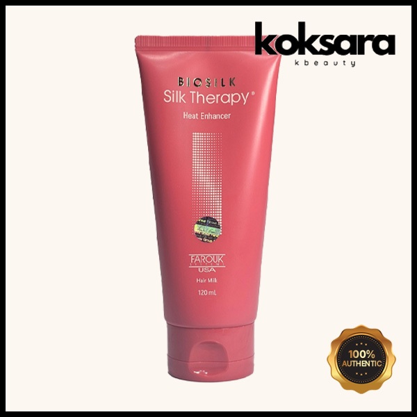 Biosilk Silk Therapy Hair Milk 120ml 1 Biosilk Silk Therapy Heat Enhancer Hair Milk 120ml