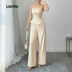 Macacão Feminino Elegante Lisa Verão