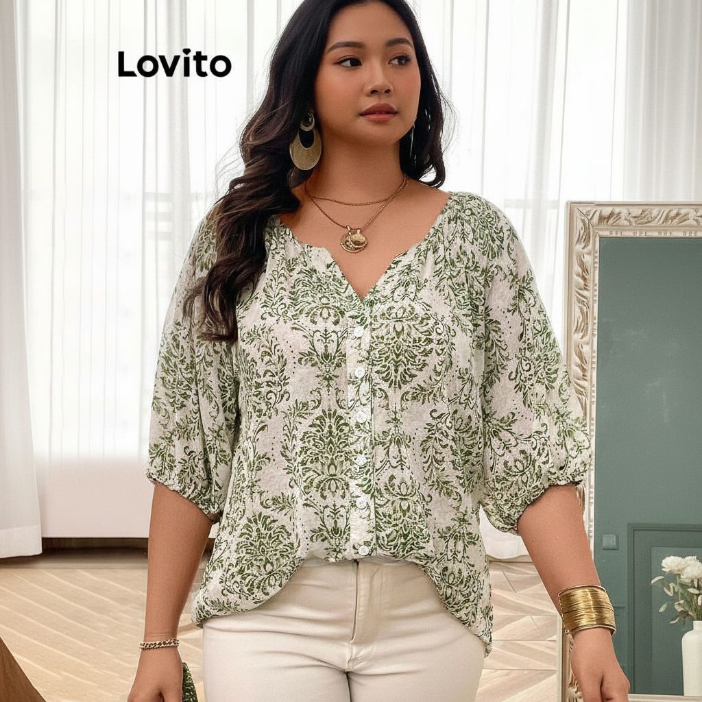 Blusa Plus Size Estampada Tribal Ver?o 1 Blusa Plus Size Estampada Tribal Verão