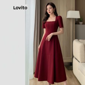 Vestido de Festa Fenda Lisa Elegante