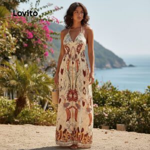 Vestido Boho Estampado Floral Primavera/Verão