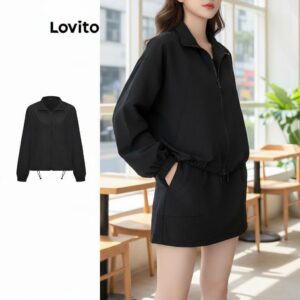 Jaqueta Feminina Impermeável Casual Zíper