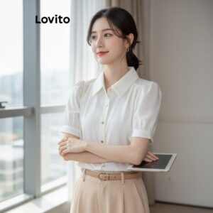 Blusa Lisa Franzido Poliéster LNA