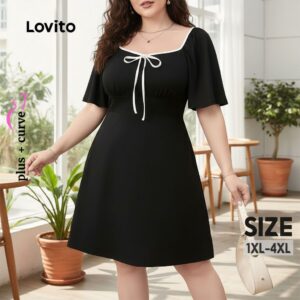 Vestido Plus Size Floral Azul Escuro Verão