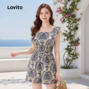 Macacão Boho Tribal Floral Feminino