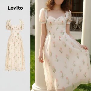 Vestido Floral Boho Casual Feminino