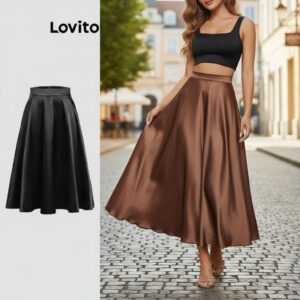 Saia Feminina Lisa Elegante Verão