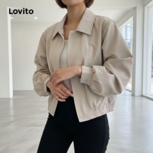 Casaco Feminino Impermeável Casual Lovito
