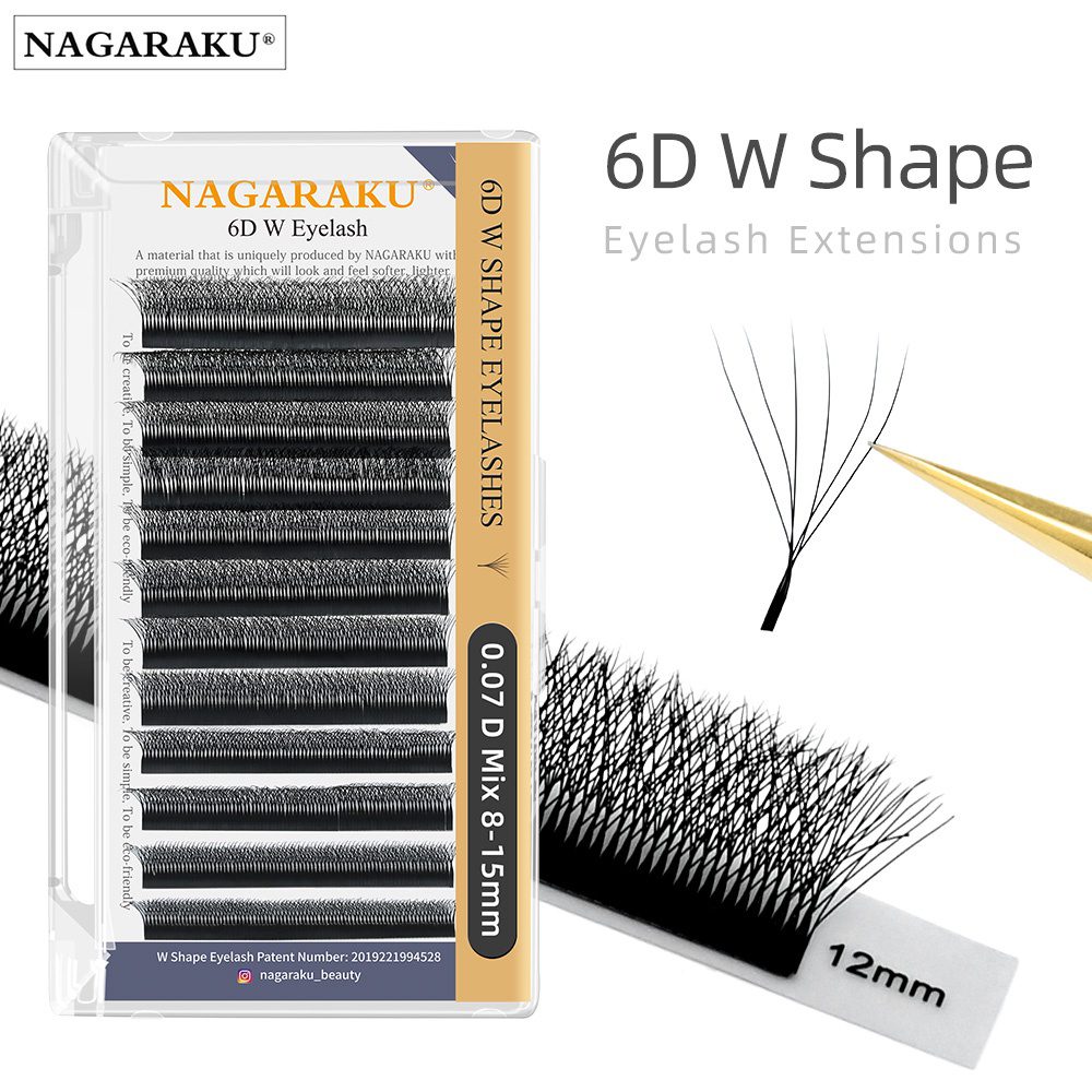 Extens?es de Pestanas 6D W Nagaraku 1 Extensões de Pestanas 6D W Nagaraku