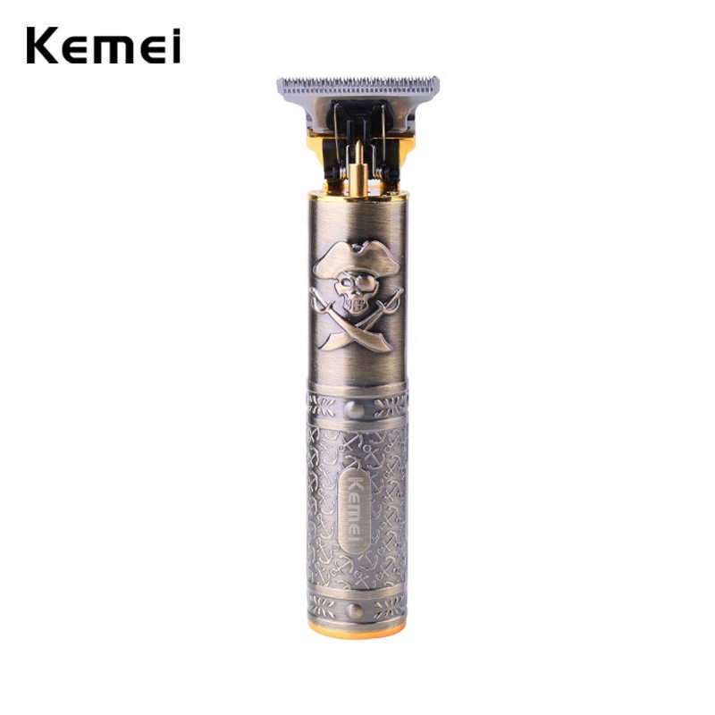 Aparador De Pelos El?trico Kemei T9 0MM - M?quina De Acabamento De Cabelo 1 Aparador De Pelos Elétricos Kemei T9 0MM , Máquina De Acabamento De Cabelo