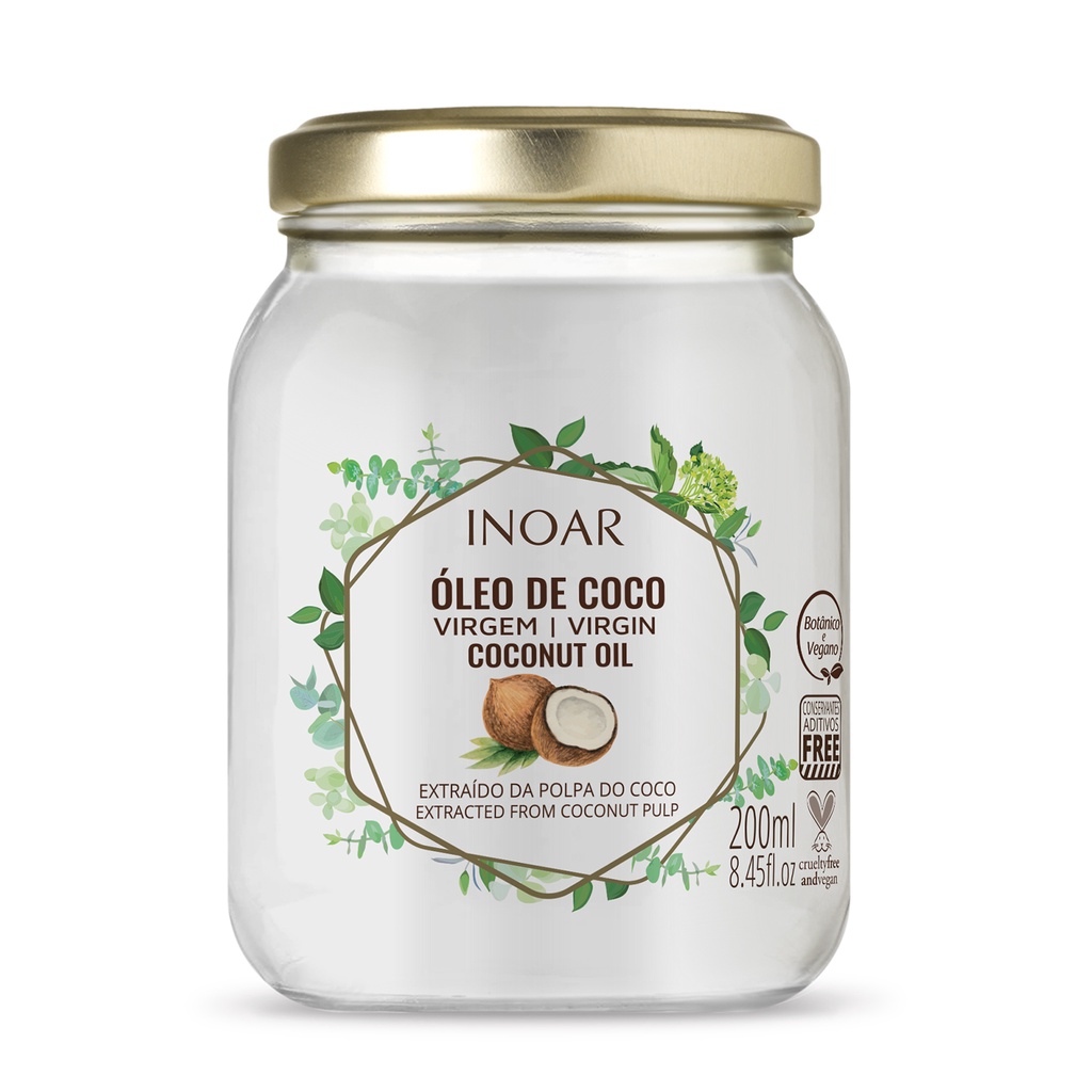 Inoar ?leo de Coco 200ml - Hidrata??o Profunda 1 Inoar Óleo de Coco Capilar 200ml