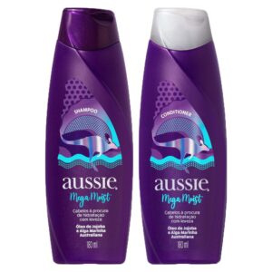 Kit Aussie Mega Moist Hidratação - Shampoo e Condicionador