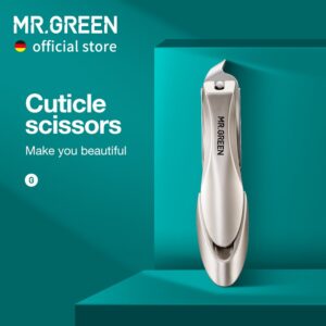 Cortador De Unhas De Borda Inclinada MR.GREEN Aço Inoxidável Ferramentas De Manicure De Ponta Oblíqua