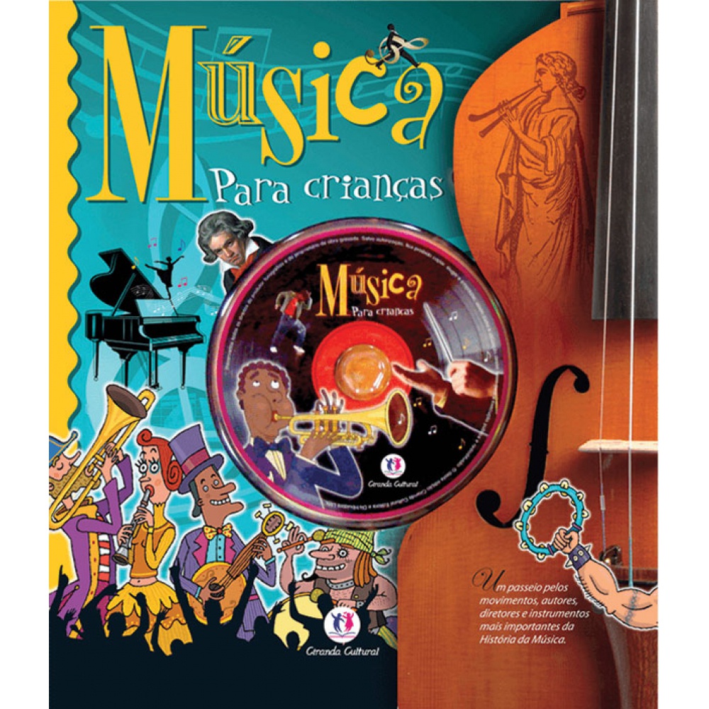 Livro M?sica para Crian?as Capa Dura - Ciranda Cultural 1 Livro - Música para crianças - Capa dura