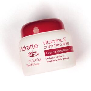 Creme Hidratante Corporal Vitamina E com Filtro Solar 240g Natu Charm