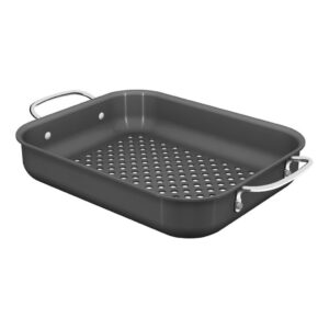 Grelha Retangular Alças Tramontina Alumínio Anodizado 28cm