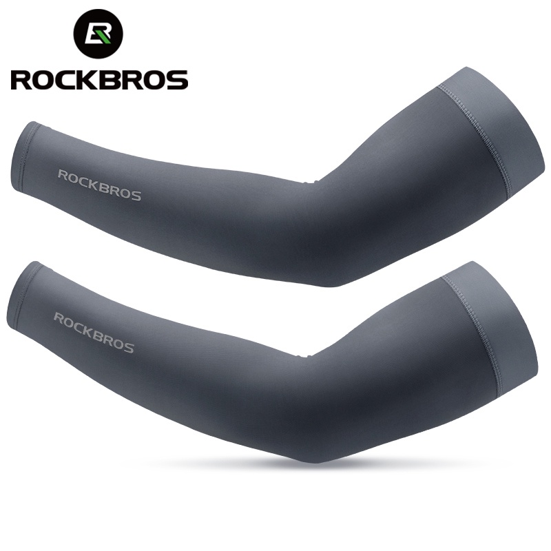 Mangas Bra?o Rockbros Prote??o Solar UV 1 ROCKBROS Mangas De Braço Proteção Solar Anti-UV Sem Costura Confortável Manga De Pesca Fria Equipamento Esportivo À Moda Para Ambientes Externos