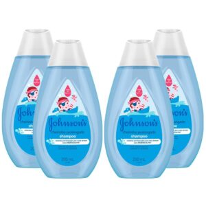 Kit com 4 Shampoo Johnson's Baby Cheirinho Prolongado 200ml cada