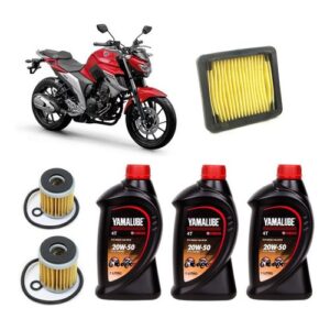 Kit Óleo E Filtros Lander 250 2018 Fazer 250 2018 Em Diante