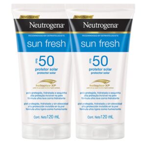 Kit 2 Protetor Solar Neutrogena Sun Fresh FPS 50 120mL