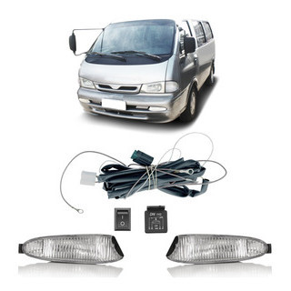 Kit Farol de Milha Completo para Kia Besta 1998 a 2004 1 Kit Farol Milha Auxiliar Besta 1998 1999 2000 2001 2002 2003 2004 Completo Botão Universal