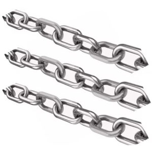 Corrente Elo Curto Soldada 4,0mm (5/32") Galvanizada - Selecione a quantidade de metros