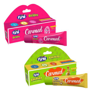 Kit 2 Hidratante Labial Carmed Fini Beijos e Bananas