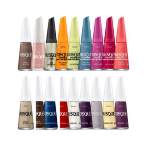 Esmalte Risque Escolha A Sua Cor Unitário Manicure 3 Coleção Tradicional e Metaverso