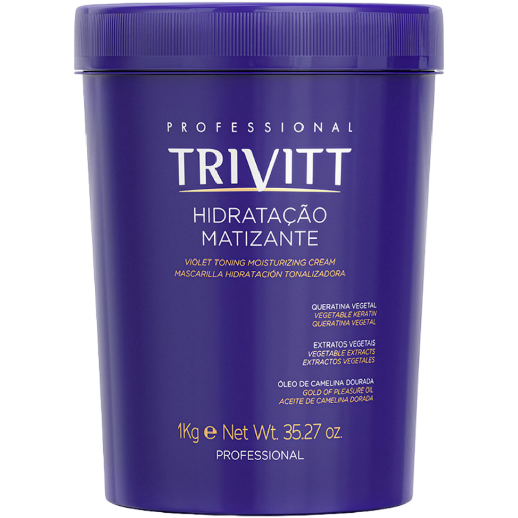 Hidrata??o Matizante Platinado 1kg Itallian Color 1 Hidratação Intensiva Matizante Trivitt 1 Kg Itallian Color