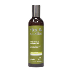 Grandha Fito Capillus Fine Herbal Shampoo 250ml Couro Cabeludo Com caspa Sensível raiz oleosa