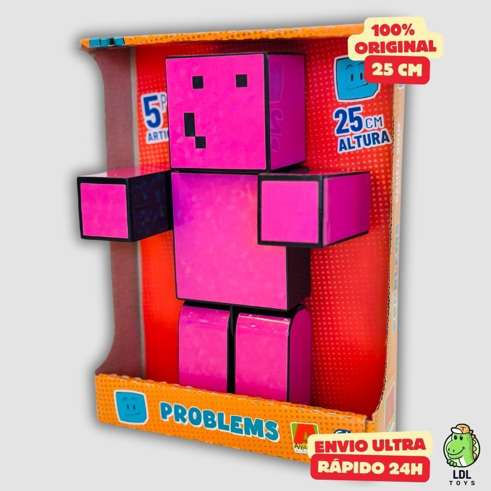 Boneco Melzinha Turma do Problems Articulado 25cm Algazarra 1 Boneco Gamer Skin Articulado Turma Do Problems Melzinha Youtuber 25cm Algazarra