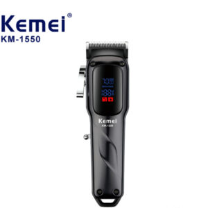 KEMEI-1550 Máquina Corte de Cabelo Elétrico Profissional Aparador Recarregável USB Portátil 7000 RPM