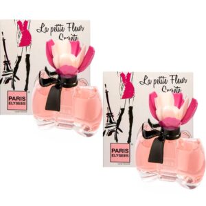 Kit Com 2 Perfumes Paris Elysees La Petite Fleur Secrete 100ml