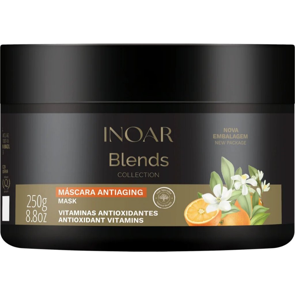 Máscara Capilar Inoar Coleção Blends - 250g | Hidratação Intensa 1 Máscara Capilar Inoar Coleção Blends - 250g | Hidratação Intensa