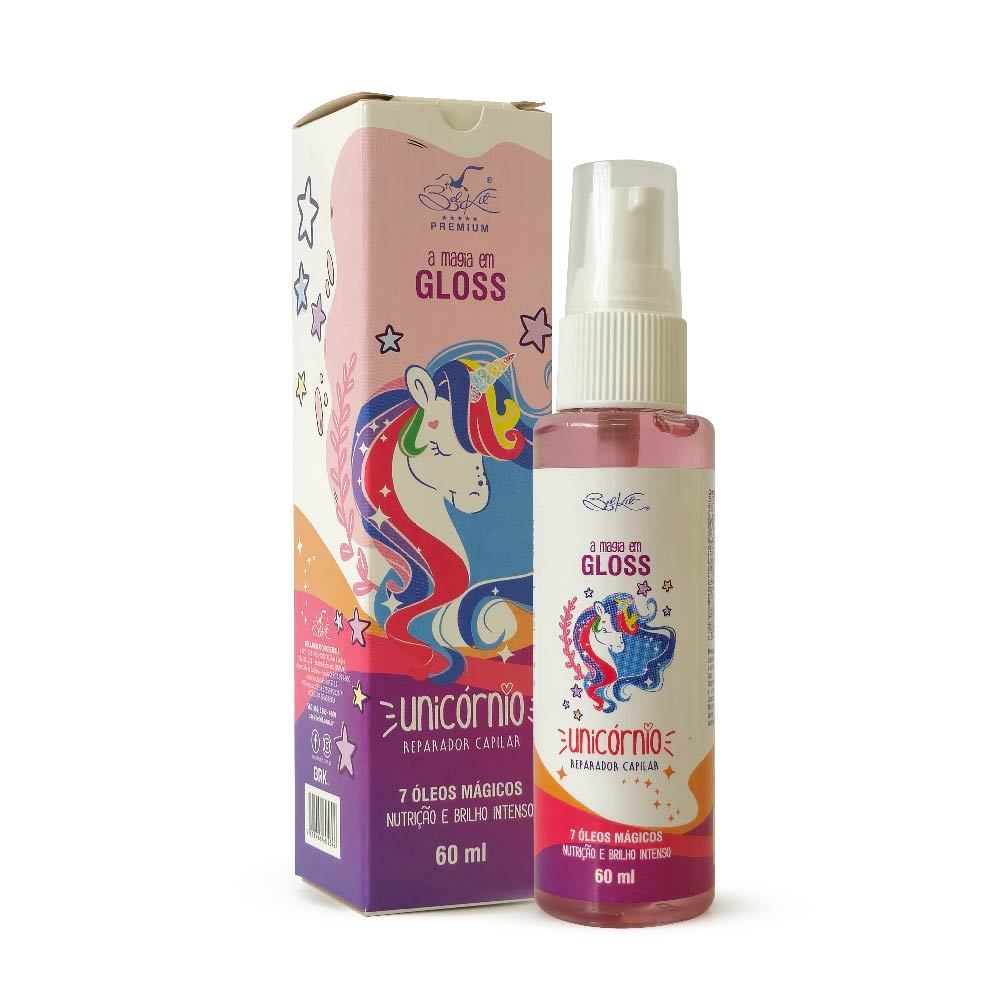Gloss Reparador Capilar Unic?rnio Belkit - 60ml 1 Gloss Reparador Capilar Unicórnio 60ml Belkit