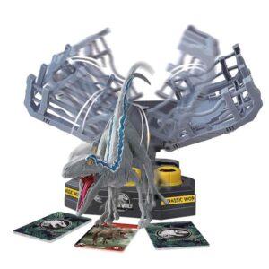 Jogo Jurassic World Velociraptor Blue Cage Breaker - Epoch