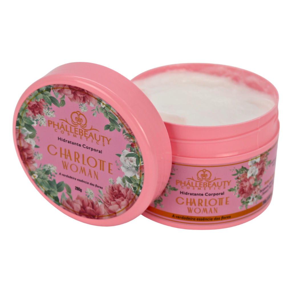 Hidratante Corporal Charlotte Woman - Rosas, Jasmim 1 Hidratante Corporal Charlotte Woman