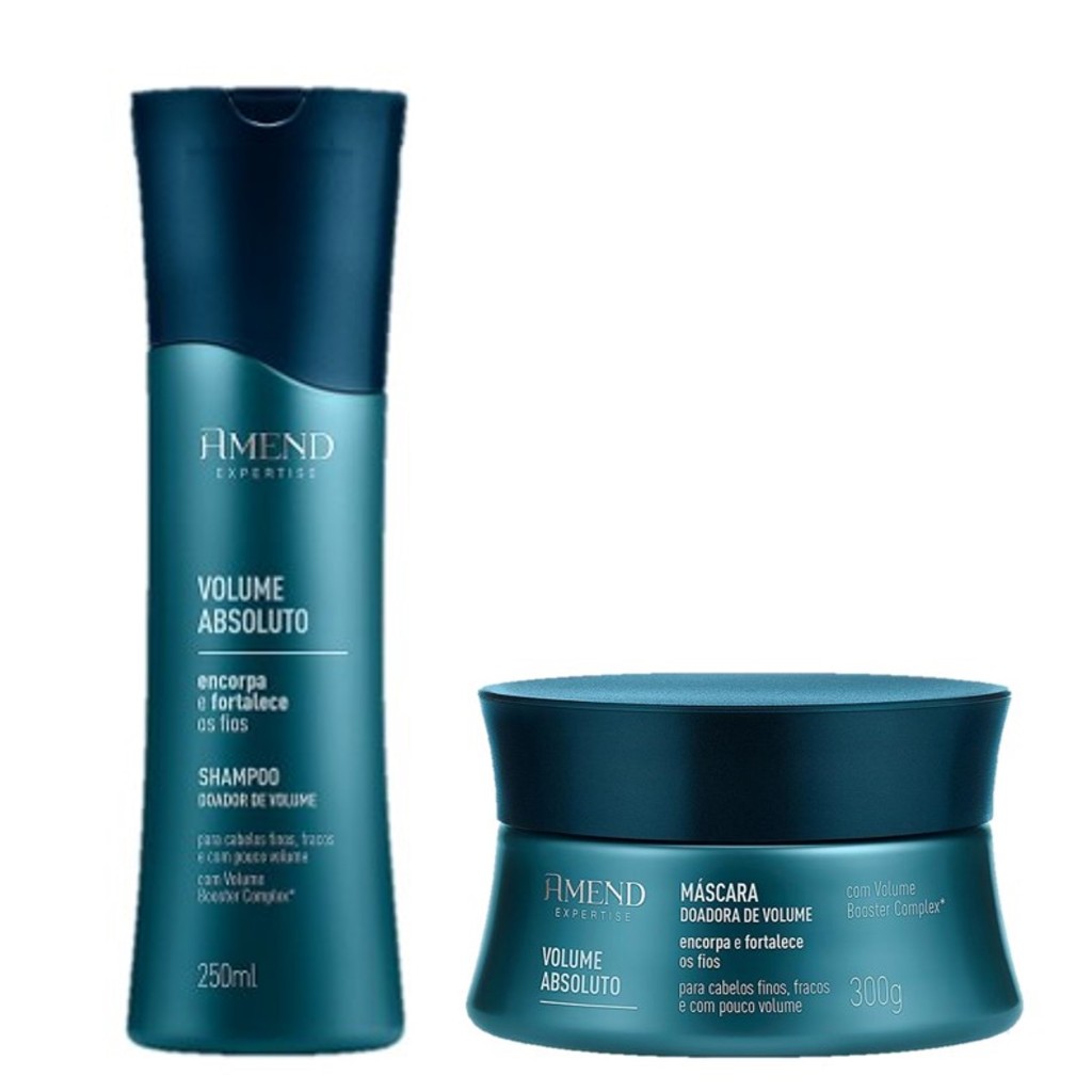 Amend Volume Absoluto Shampoo & 1 Amend KIT Volume Absoluto Shampoo 250ml + Máscara 300g