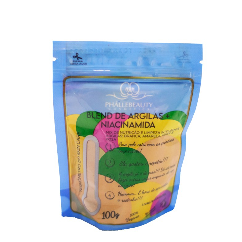 Argila em P? Blend Ph?lleBeauty - Rejuvenes?a e Revitalize sua Pele 1 Argila em pó Blend 100g PhálleBeauty