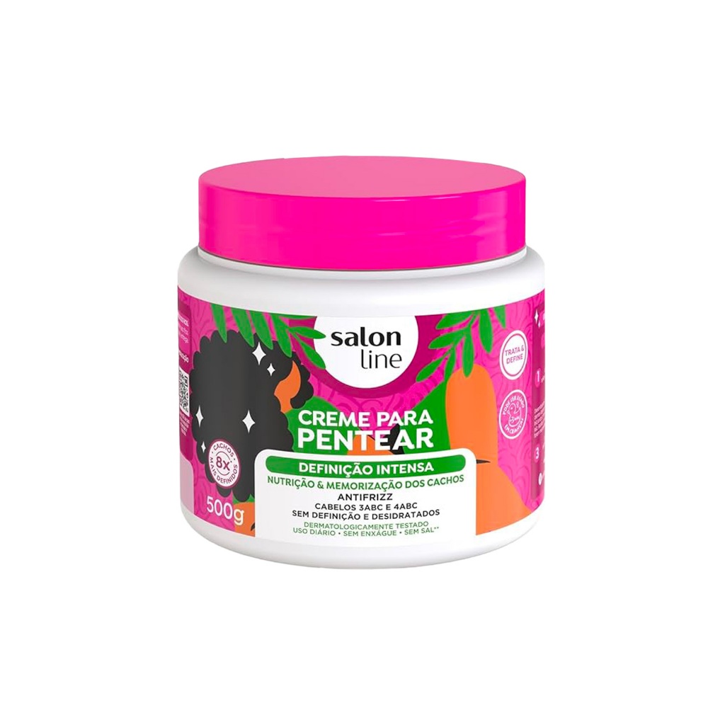 Creme para Pentear Defini??o Intensa 500g - Cachos e Crespos 1 Creme Para Pentear Definição Intensa 500g