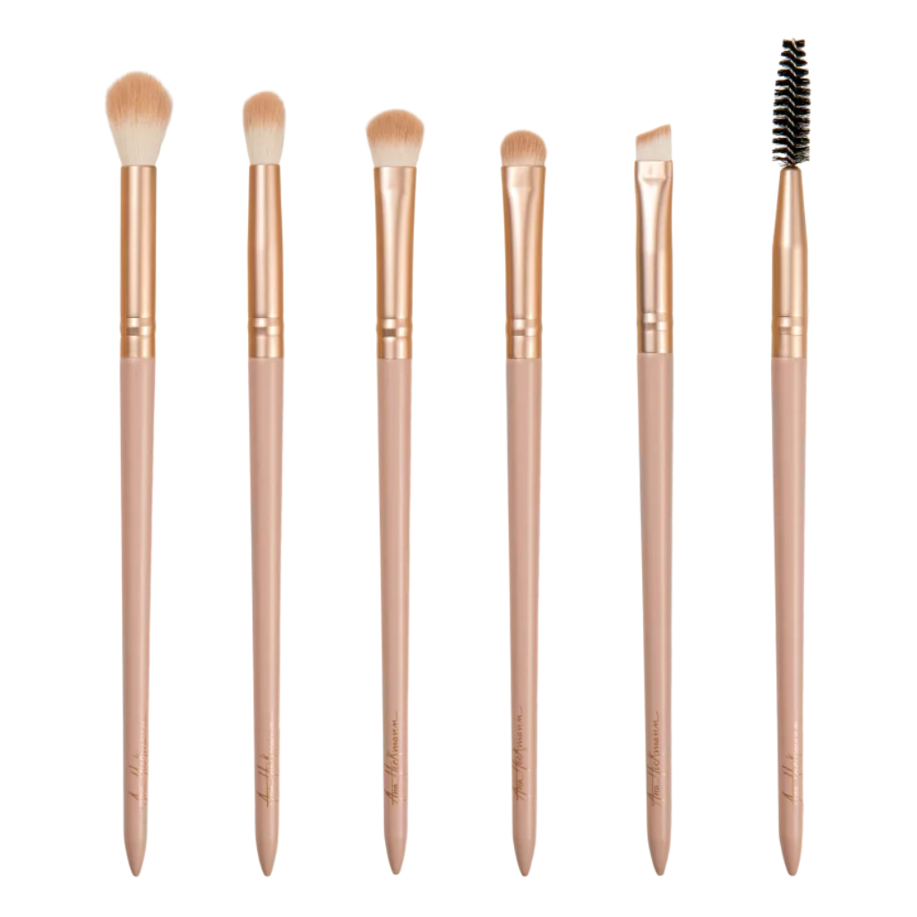 Kit Pinc?is Maquiagem Olhos Ana Hickmann Fabulous 1 Kit de Pincéis de Maquiagem Para Olhos Fabulous Ana Hickmann