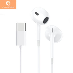 H'maston RB08/RB07/RB09 Fone De Ouvido Tipo C/P2/Lightning Com Microfone