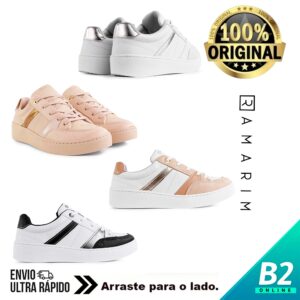 Tênis Ramarim Casual Cadarço Feminino 100% Original Com Nota Fiscal e Garantia