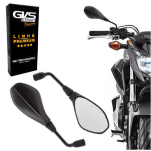 Retrovisor Moto Bmw F650 F800 Lente Rosca Convexa Para Yamaha Par