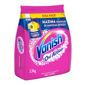 Tira Manchas Vanish em Pó Oxi Action para roupas coloridas Refil 2,5kg