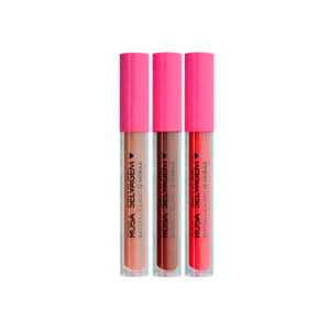 Kit batons Rosa Selvagem - Nude, Terroso 2 e Vermelho 3.