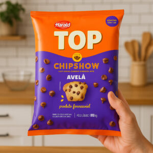 Gotas De Chocolate Forneável Top Chipshow Avelã 1,01kg - Harald