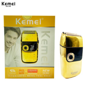 Barbeador Kemei KM-2028 dourado 100V/240V