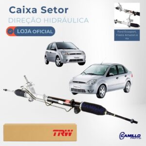 Caixa Direção Hidráulica Trw Ford Fiesta Ka Ecosport 2003 A 2014
