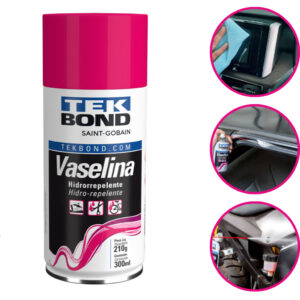 Vaselina Liquida Hidrorepelente Lubrificante Spray Tekspray 300Ml 210G -Portas Capo Fechaduras